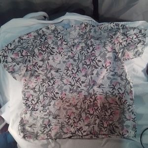 Women's Scrub Advantage Floral Scrub Top